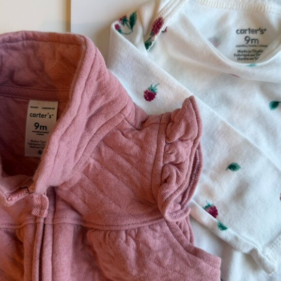 Adorable Baby Girl 5 Item Bundle Matching Sets - Picture 7 of 12